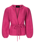 Fredrikke Chunky cardigan-rasperry