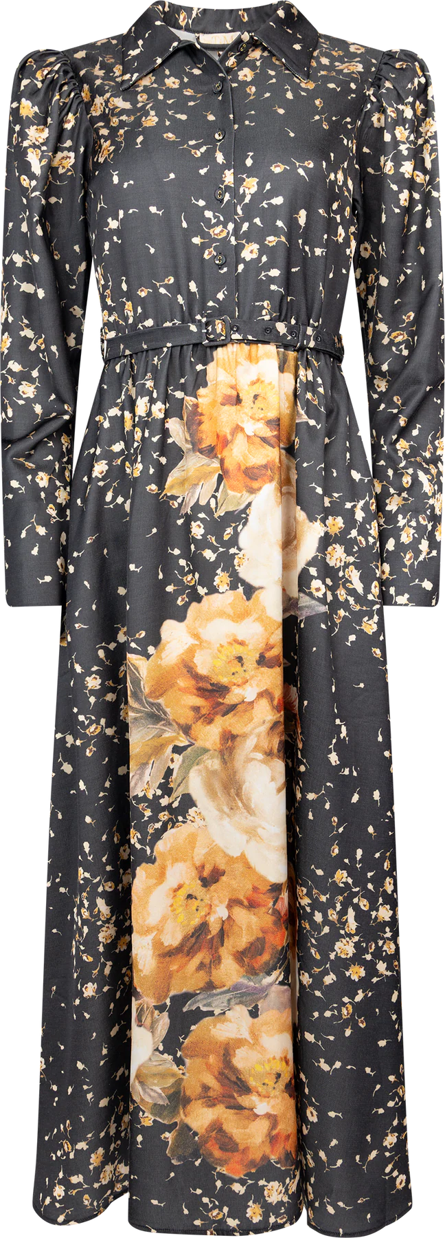 Tailored Satin shirt dress