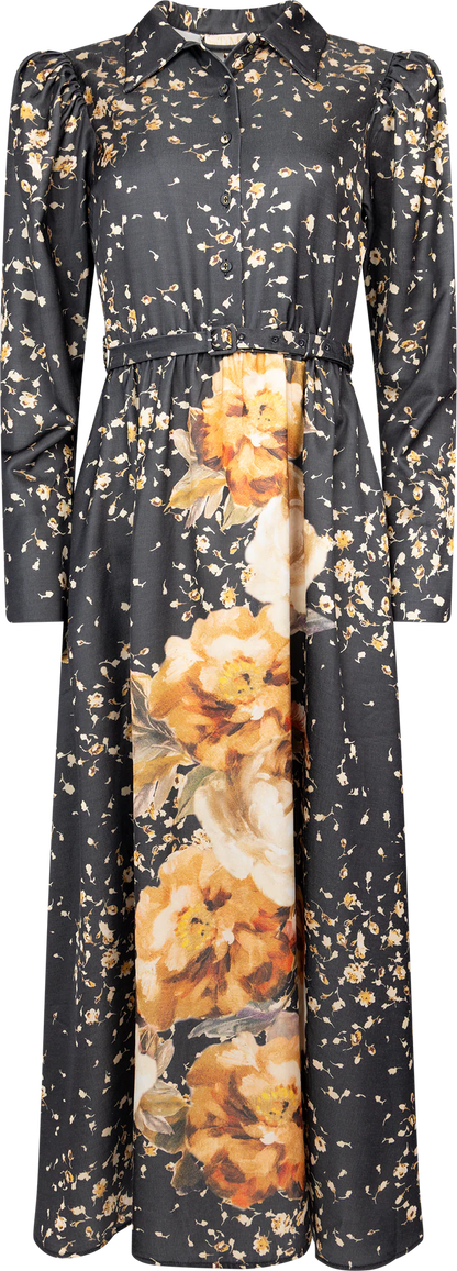 Tailored Satin shirt dress