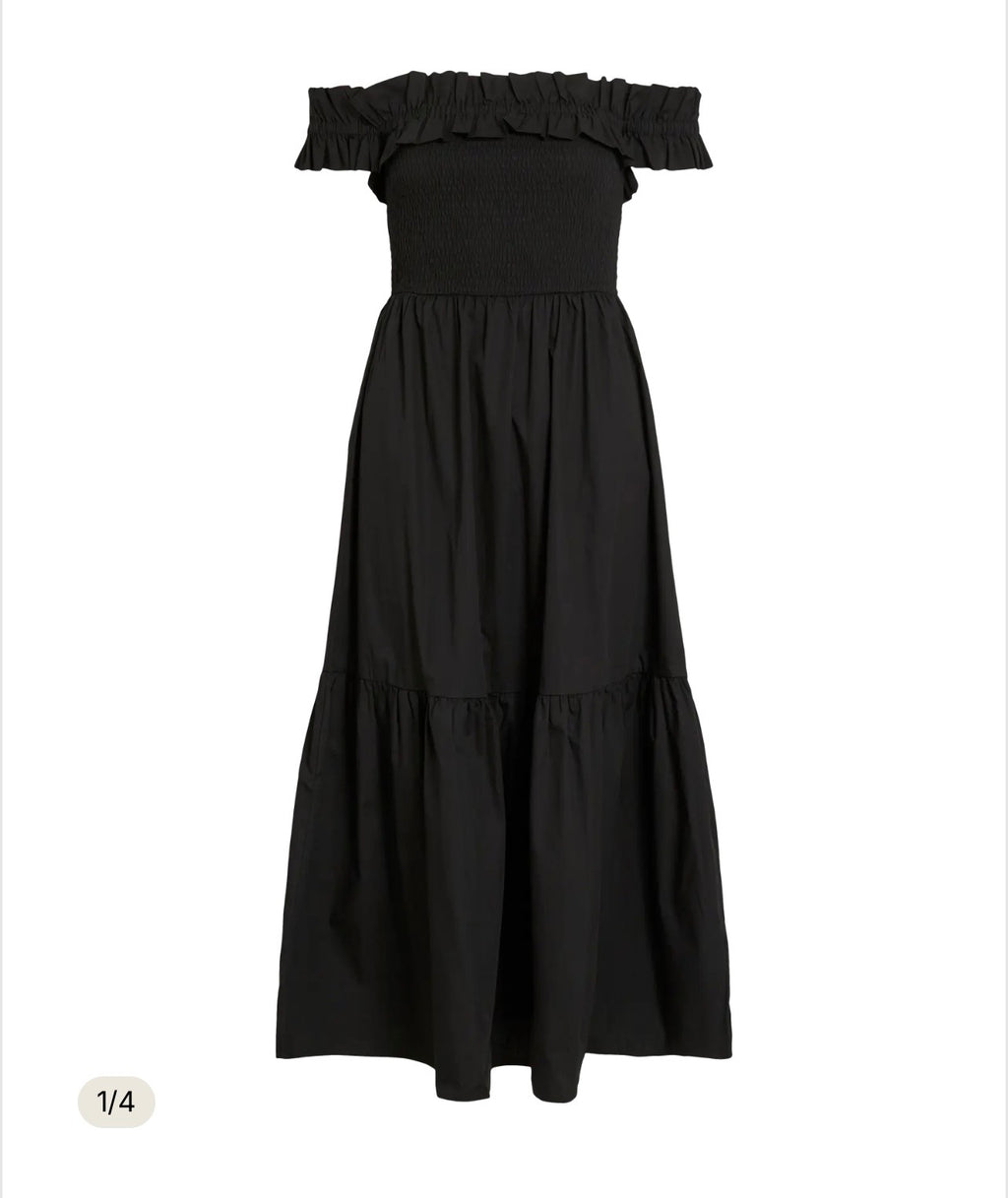 Viringa Off Shoulder midi dress