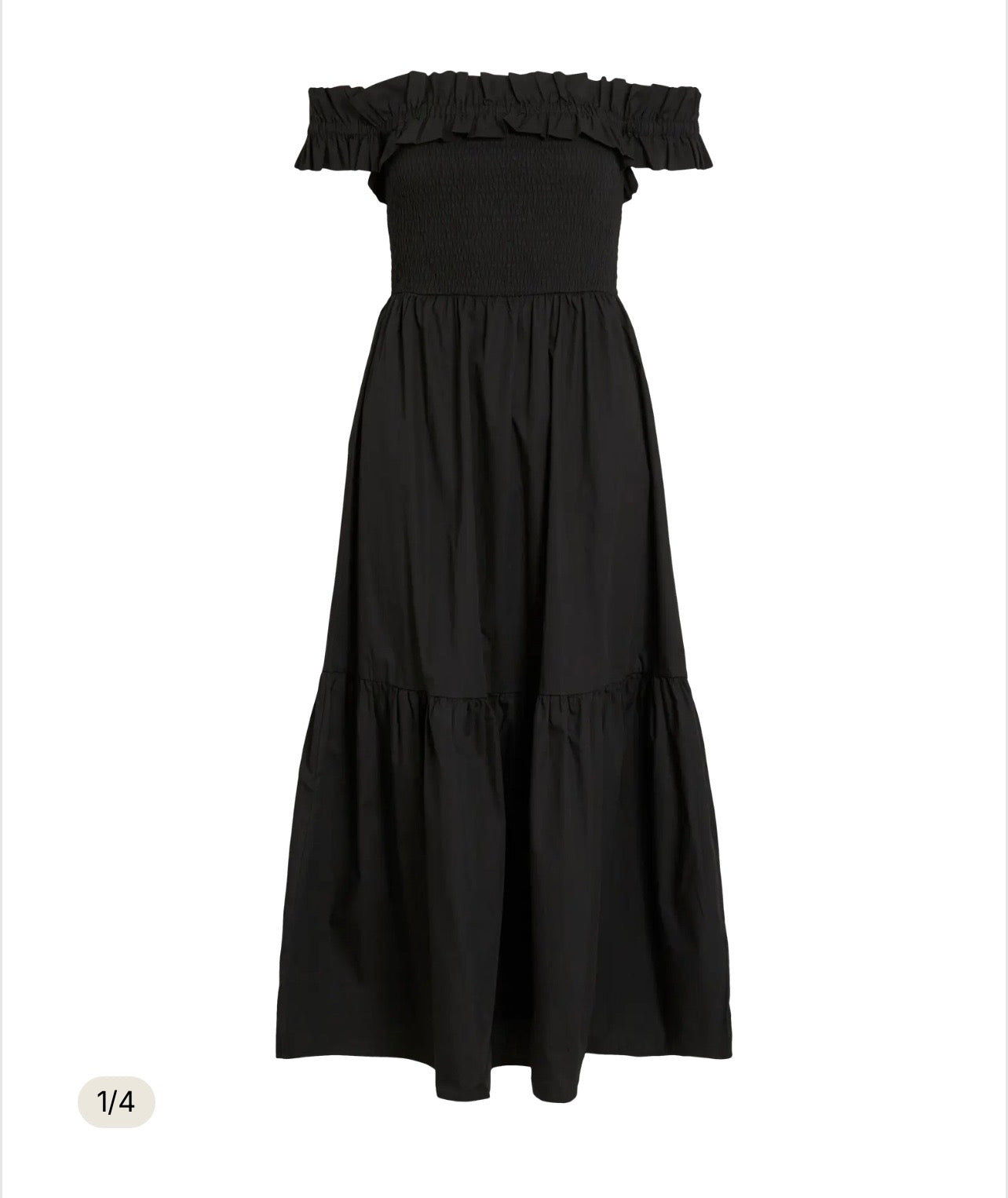 Viringa Off Shoulder midi dress