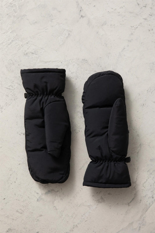 Olina Down Mittens -black