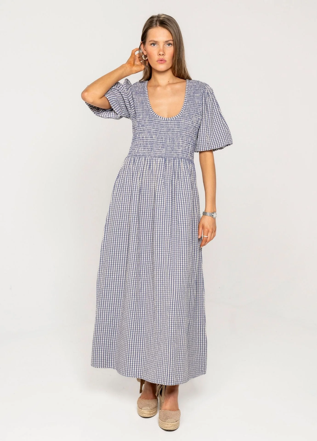 Rani Dress -misty blue