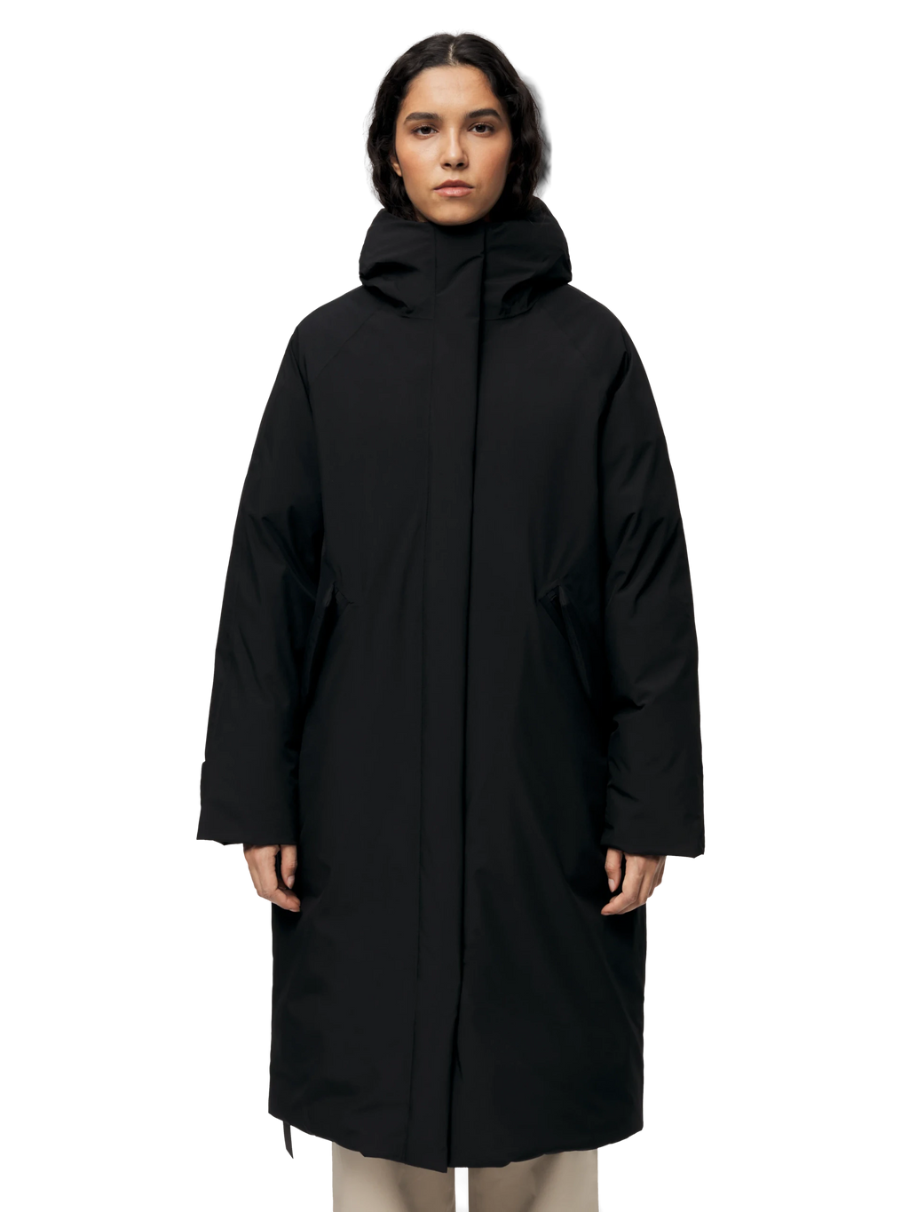 Røros down coat - black
