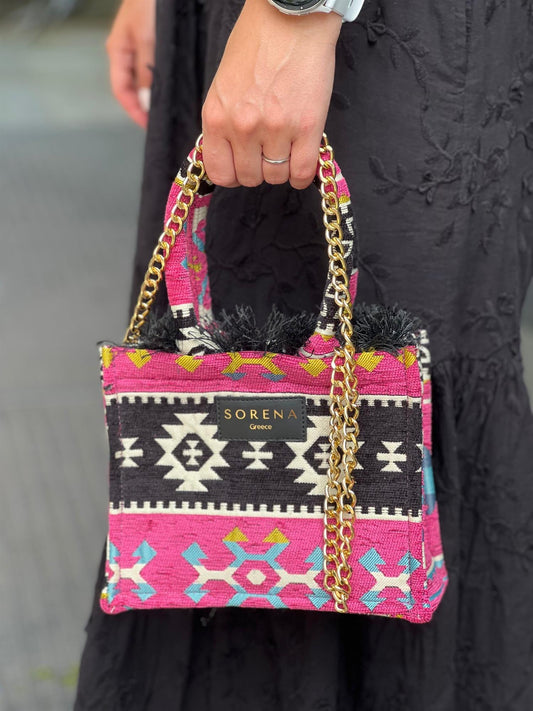 Sorena mini tote-pink