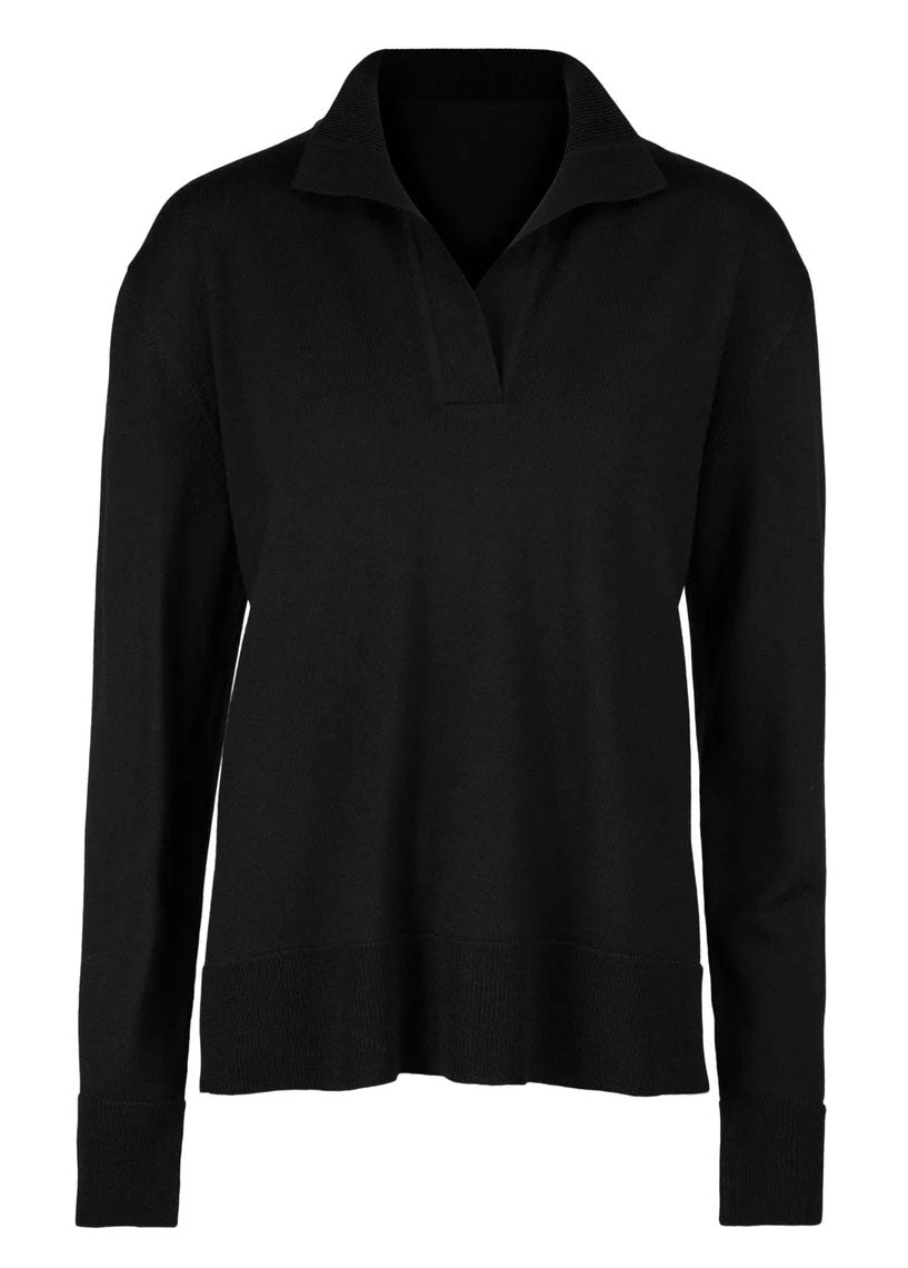 Kine merino sweater-black