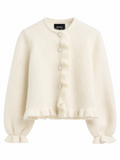 Ana Chunky cardigan-bright white
