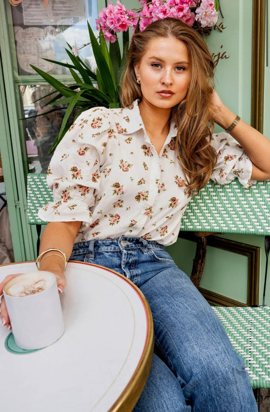 Amy Shirt Rose Linen