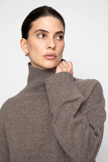 Abigail Knit - dark taupe