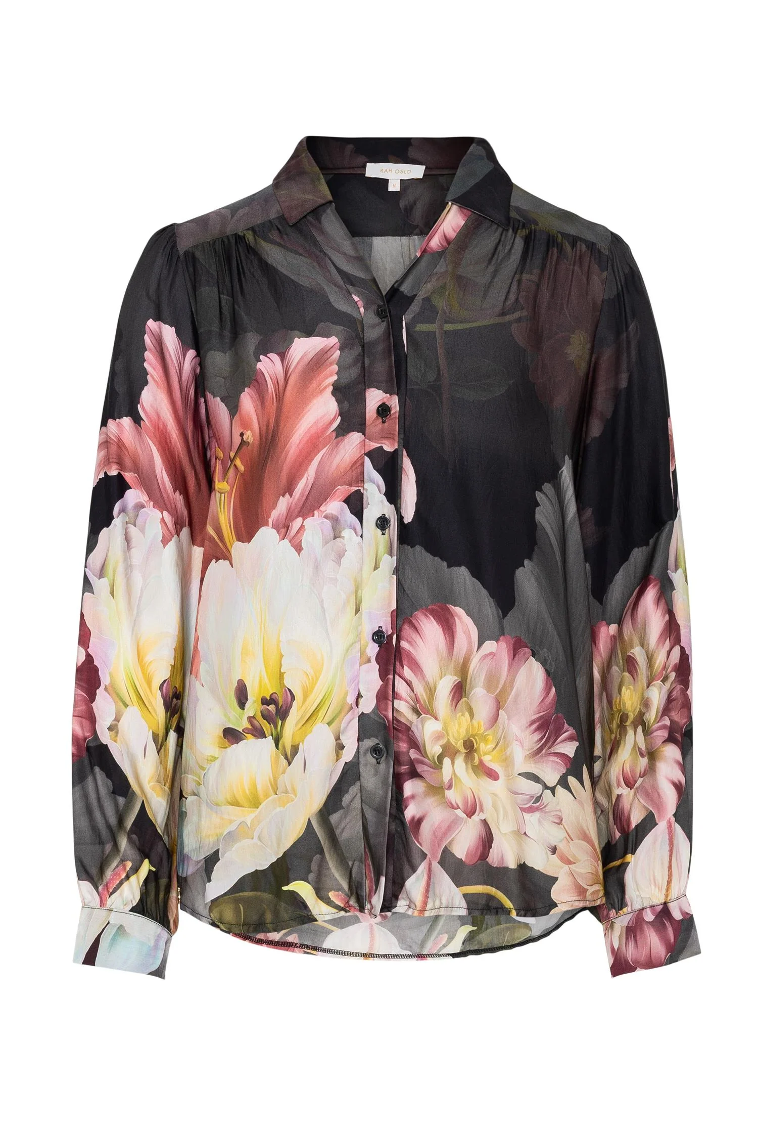 Blouse print-passion black