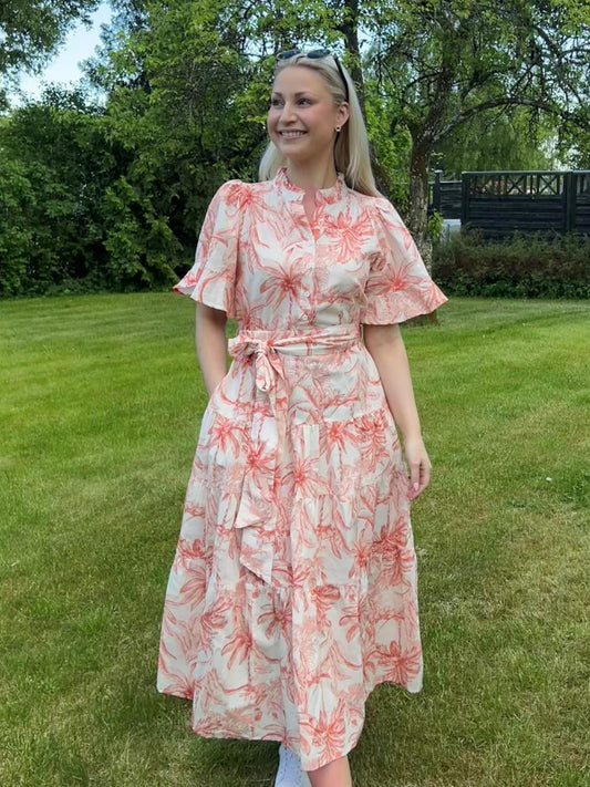 Gaia Dress Palm tree