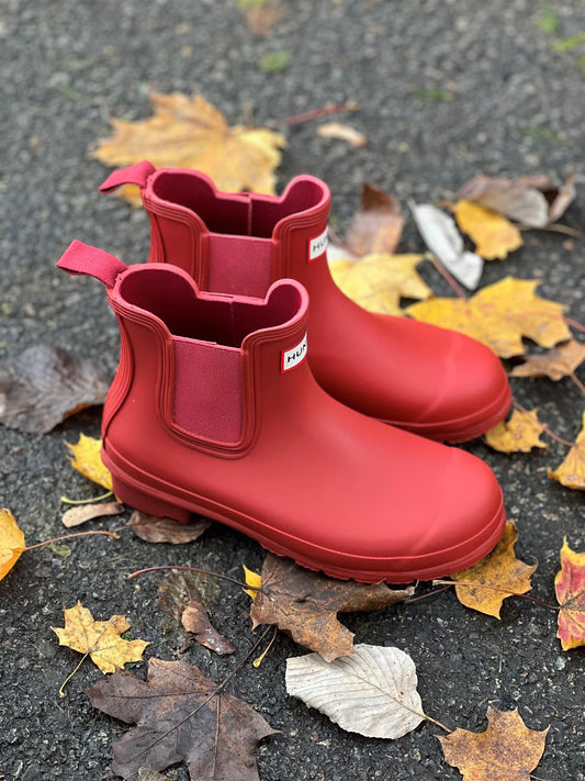 Womens original Chelsea boot-military red