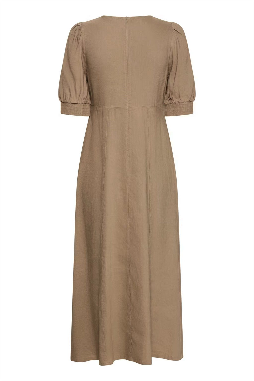 PZLuca Long Ss Dress-walnut