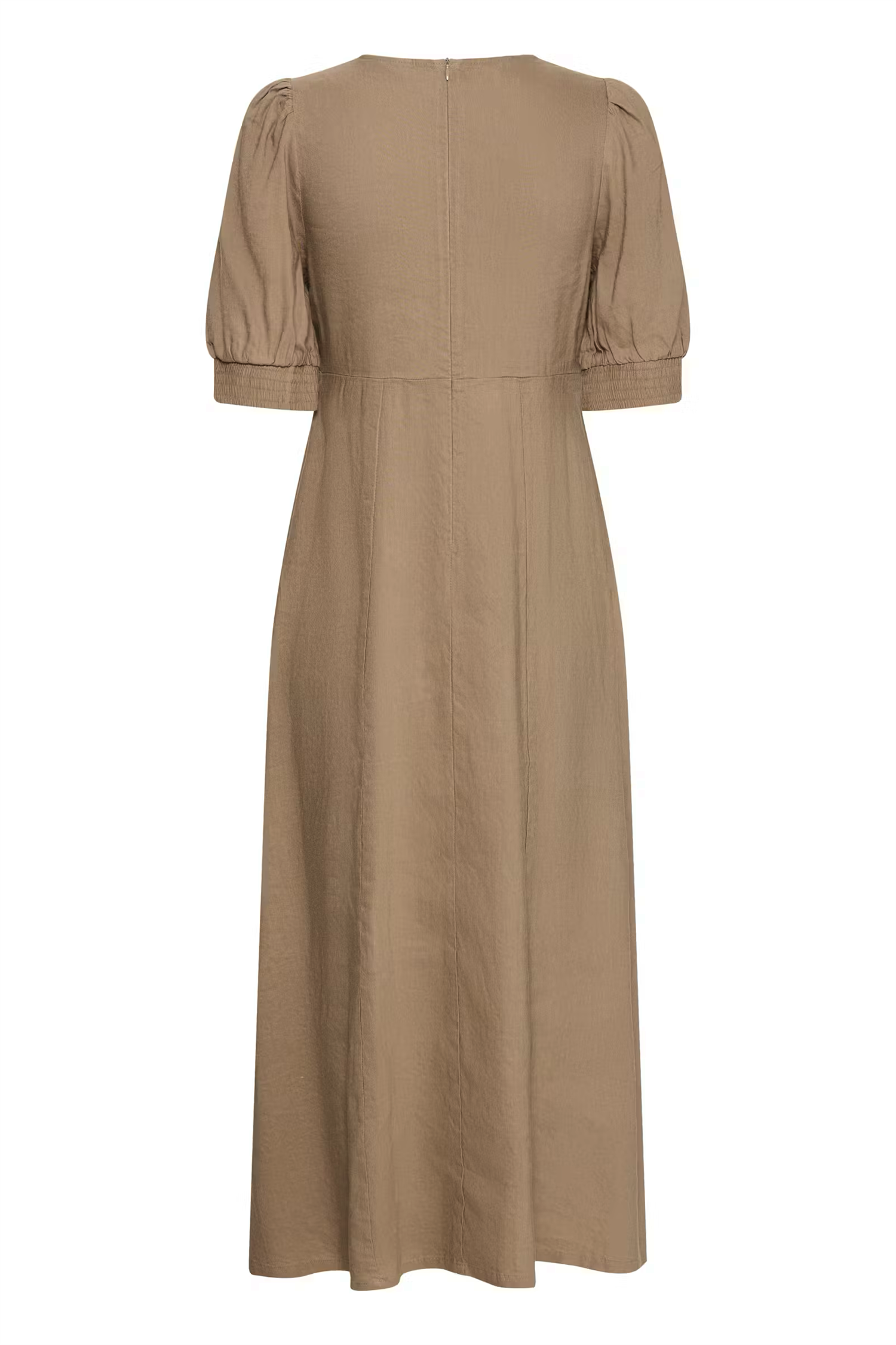 PZLuca Long Ss Dress-walnut