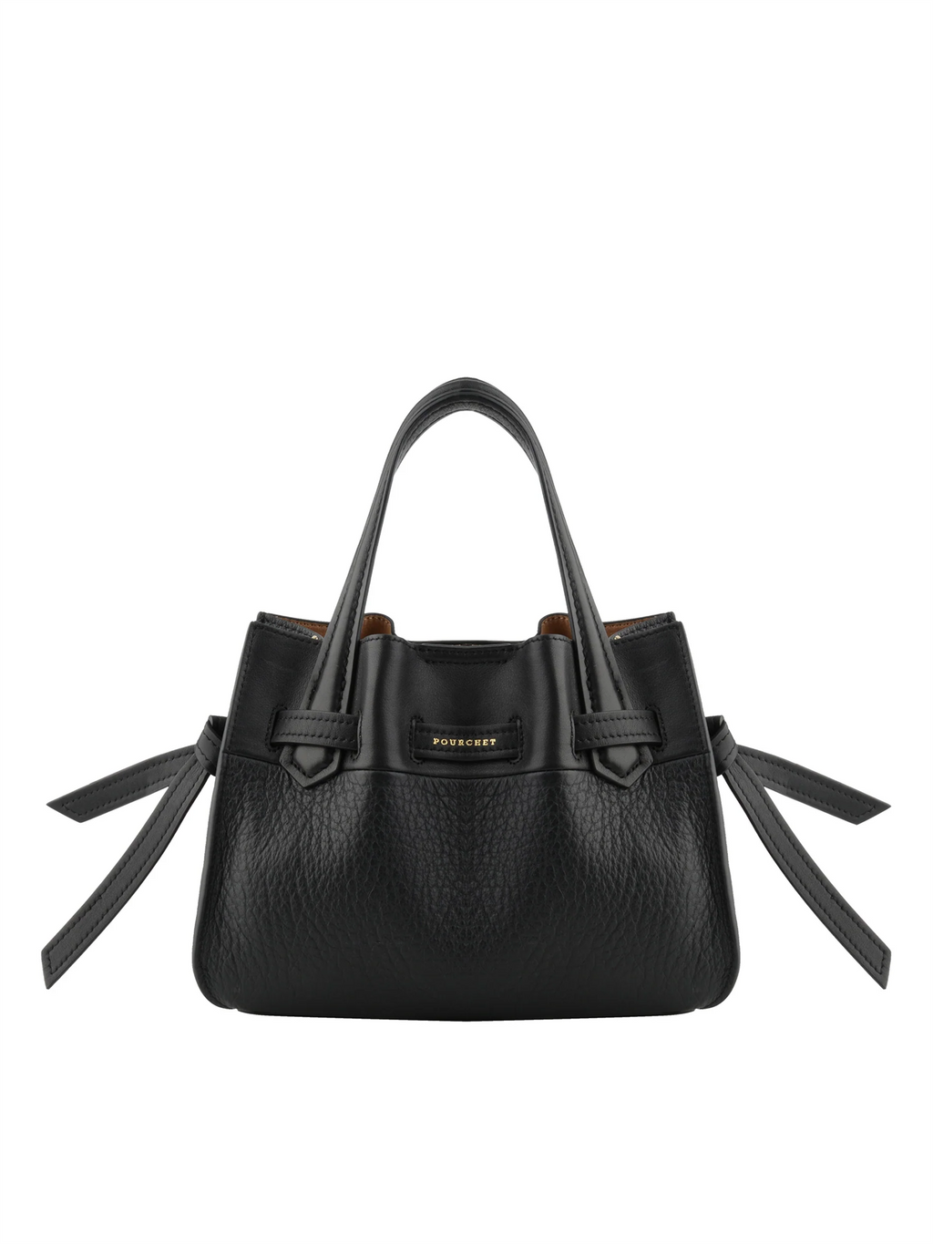 Blossom Cowhide Leather Satchel Small