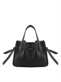 Blossom Cowhide Leather Satchel Small