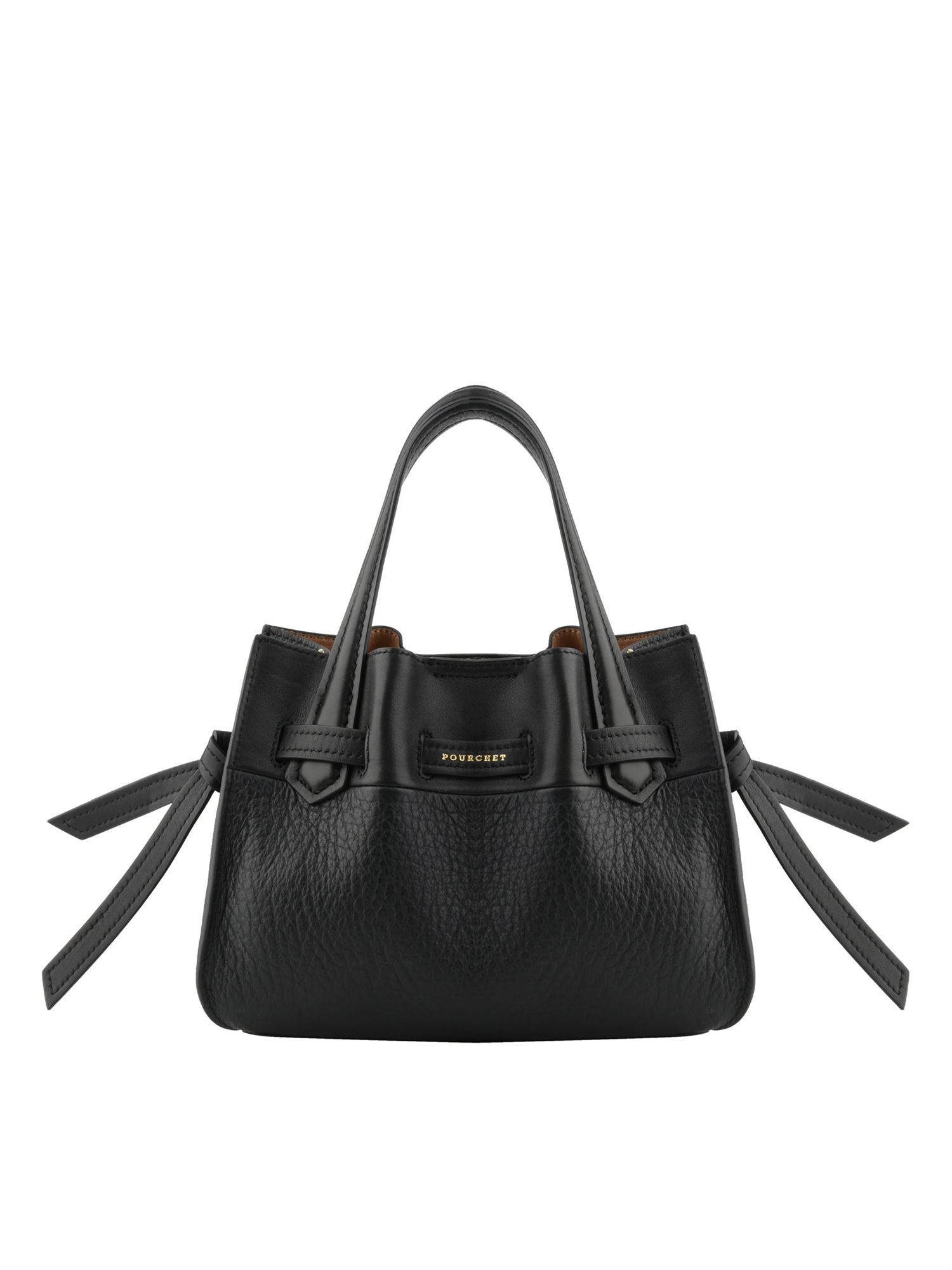 Blossom Cowhide Leather Satchel Small
