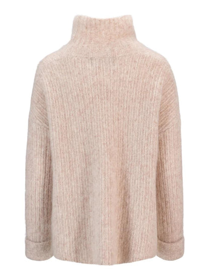 Emilie chunky sweater -beige melange