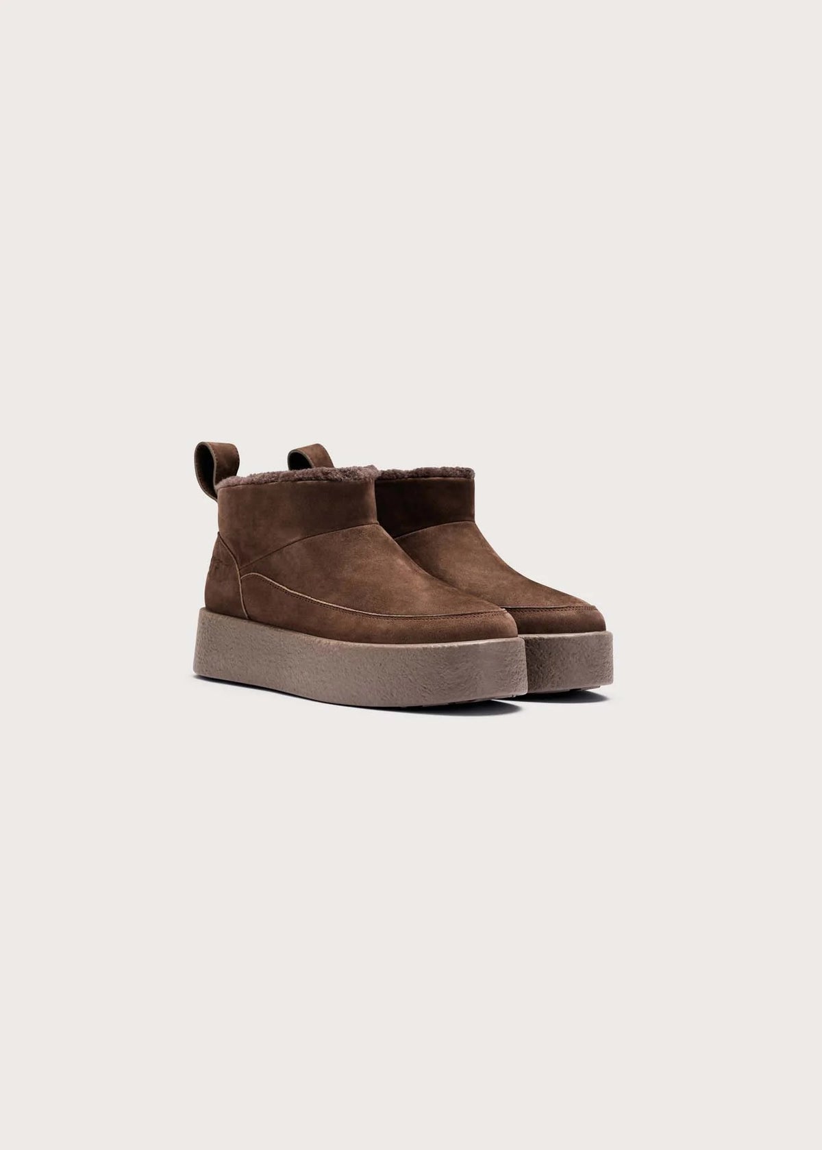 Platform Slip-in-brown