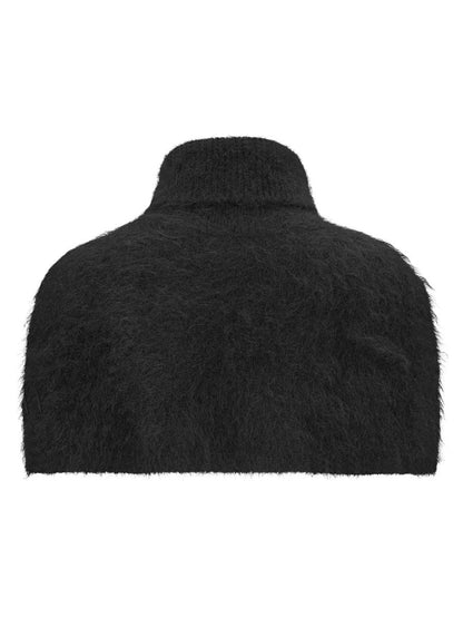 Sylvia chunky neck-black