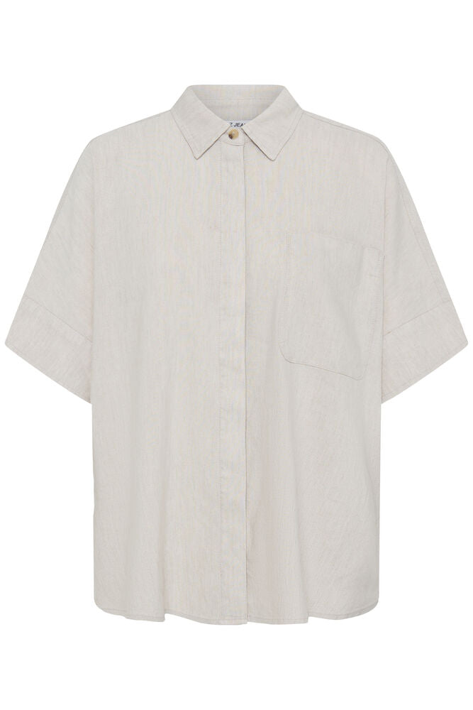 PZLuca Boxy shirt-sandshell