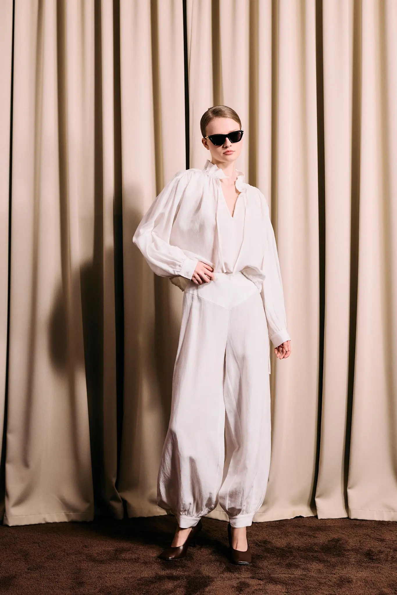 Brooke Pant - linen white