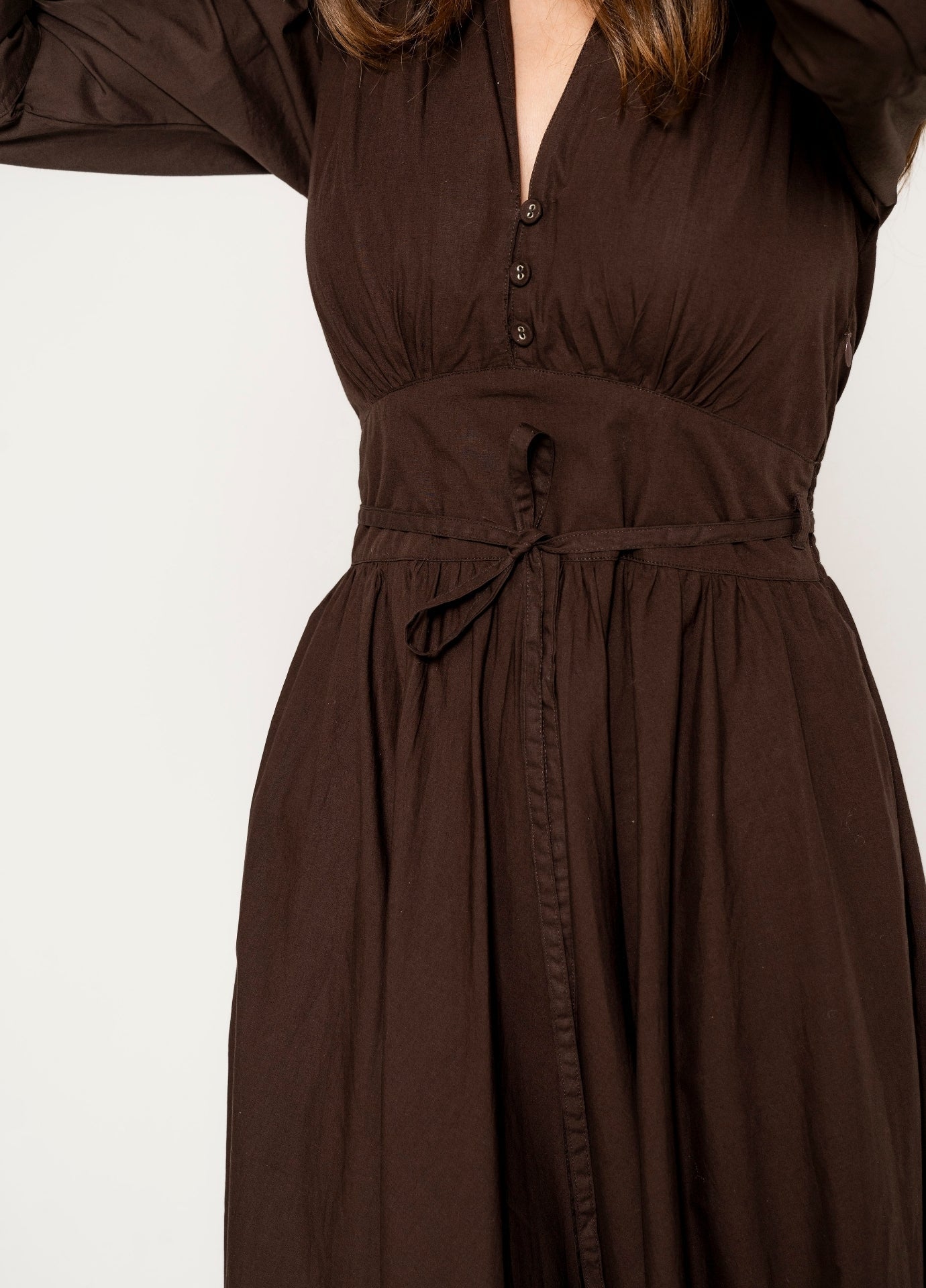 Maria dress chocolate