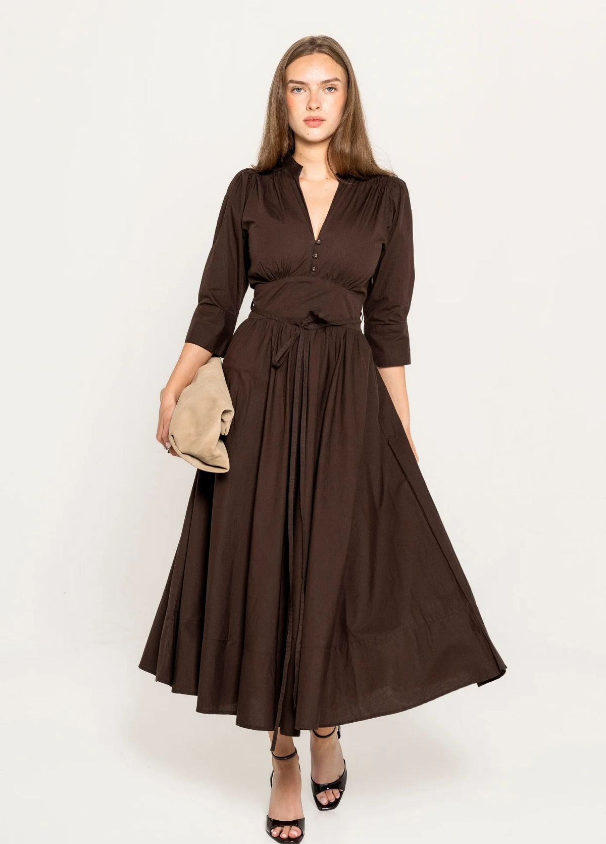 Maria Dress Chocolate