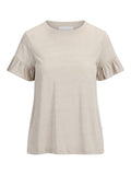 Lara linen tee-sand