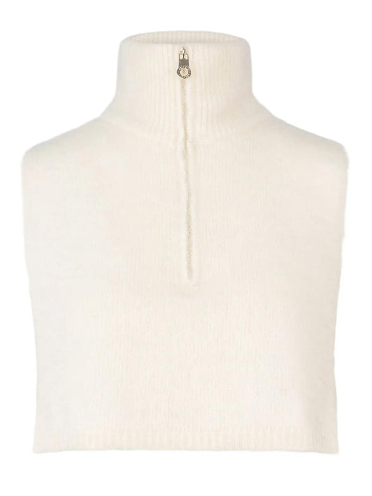 Belinda chunky high neck-bright white