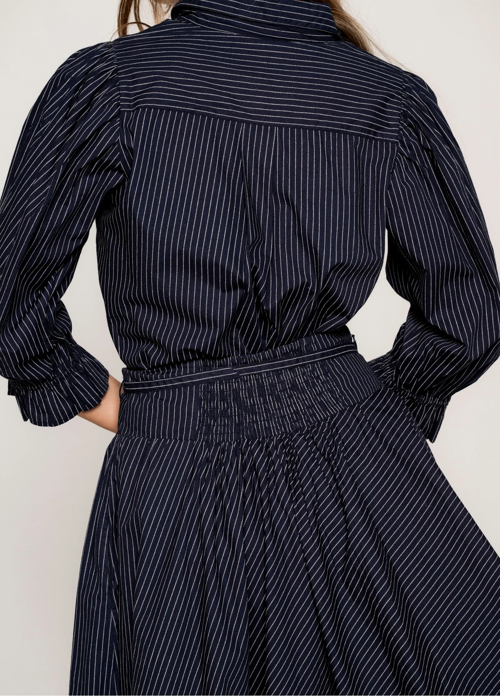 Astrid Skirt-pinstripe