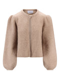 Amelia chunky cardigan-hazel beige