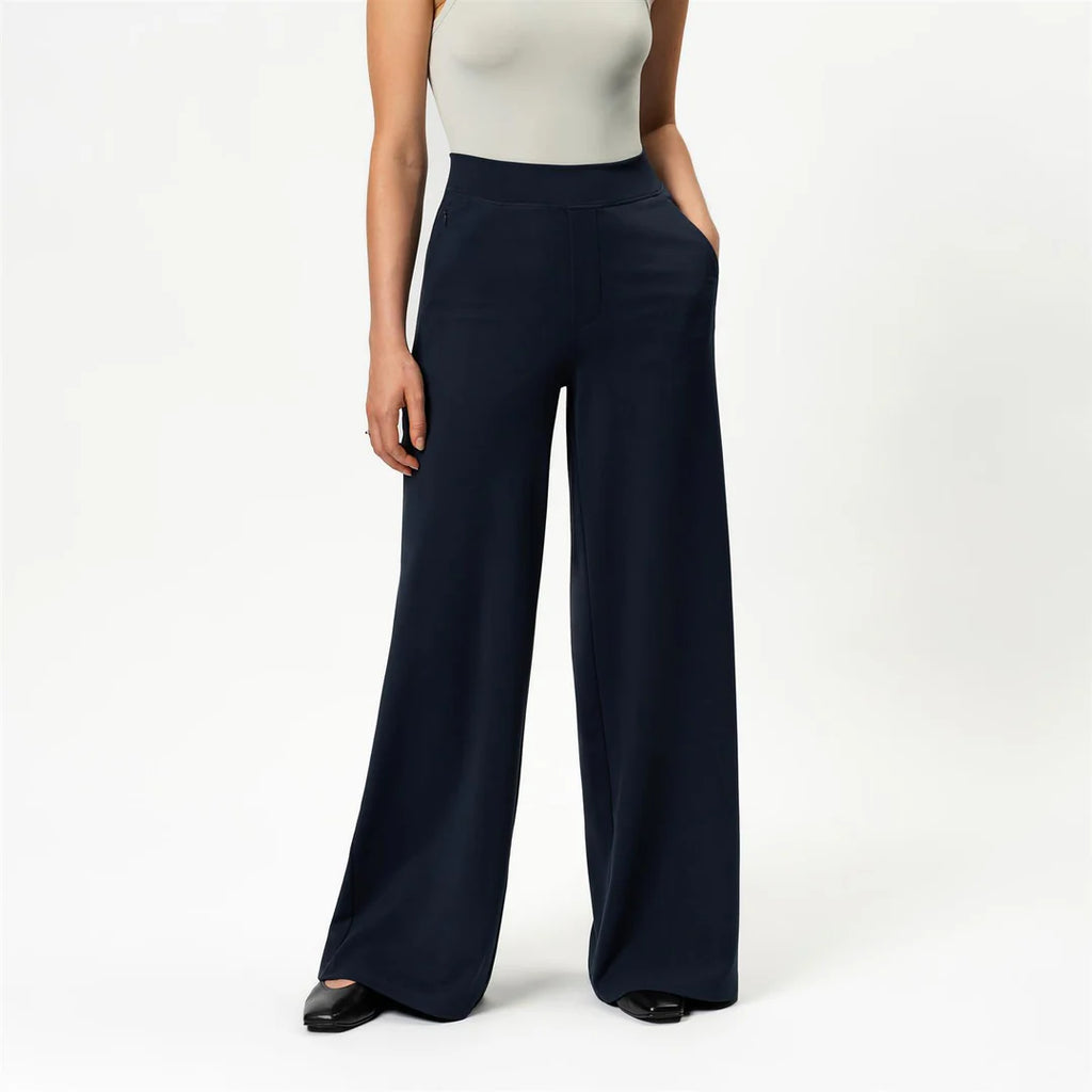 Asana wide pant32"-navy