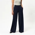 Asana wide pant32"-navy