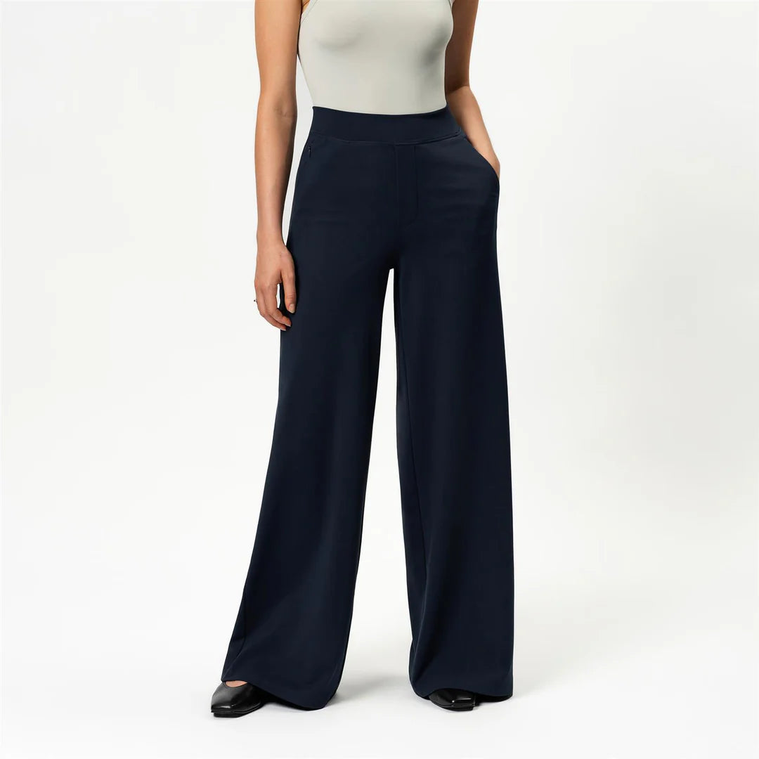Asana wide pant32"-navy