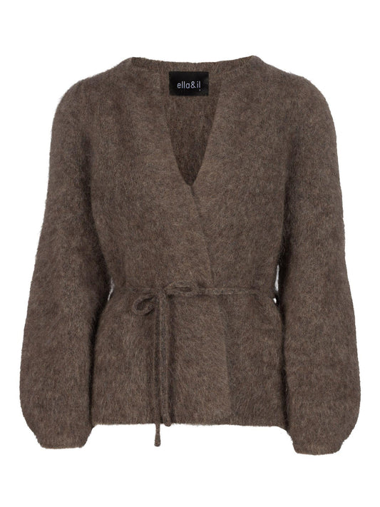 Fredrikke Chunky cardigan-brown