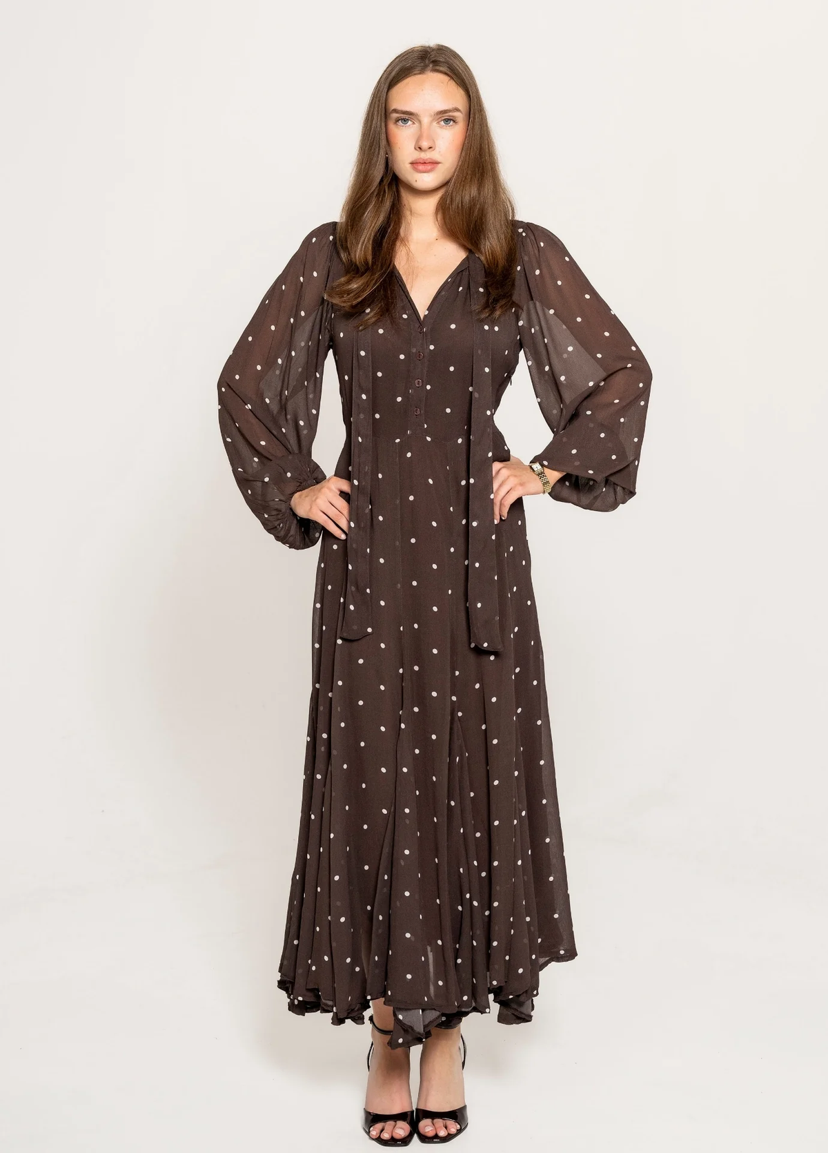 Daniella dress french dots