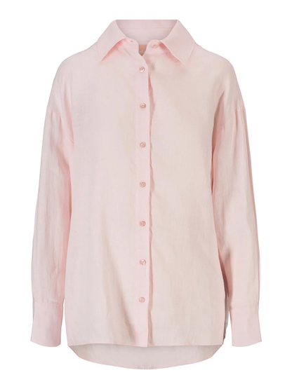 Livia linen shirt - Festival bloom