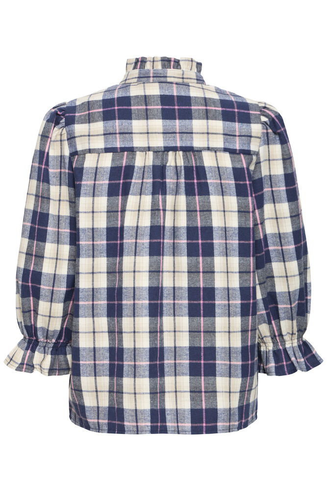 PZDeva Blouse-blue check