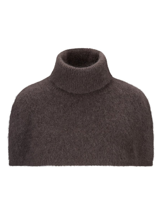 Sylvia chunky neck-dark brown