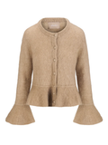 Maren Chunky Cardigan-hazel beige