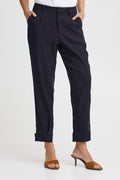 PZLuca HW Pant Ankl.length-d.sapphire