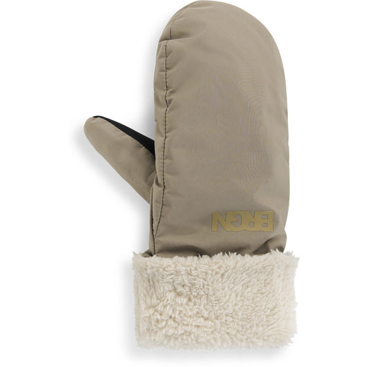 Puffer Mittens-taupe