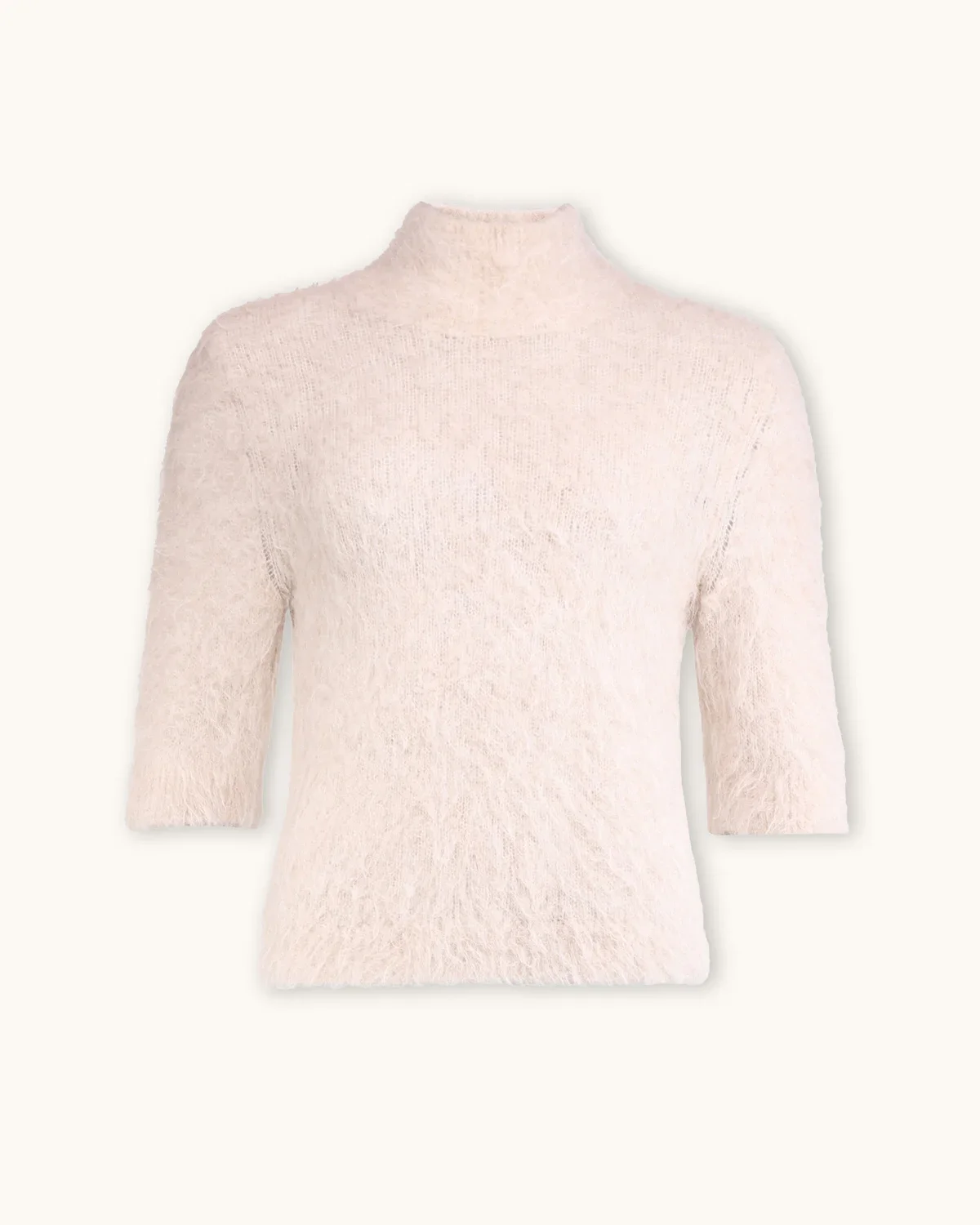 Hairy Knit Turtleneck-024-offwhite