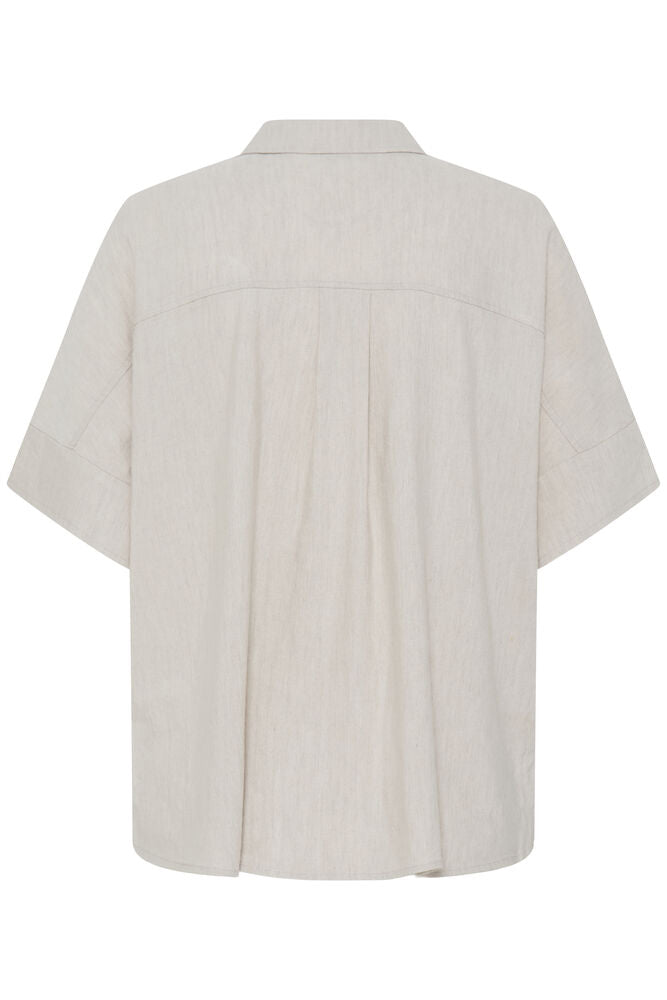 PZLuca Boxy shirt-sandshell