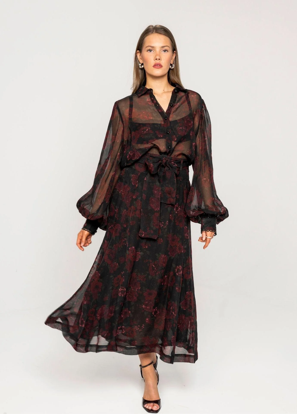 Vanja Skirt-Black romance