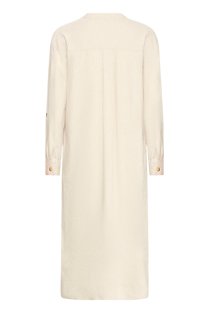 PZLuca Long Ss Dress-sandshell