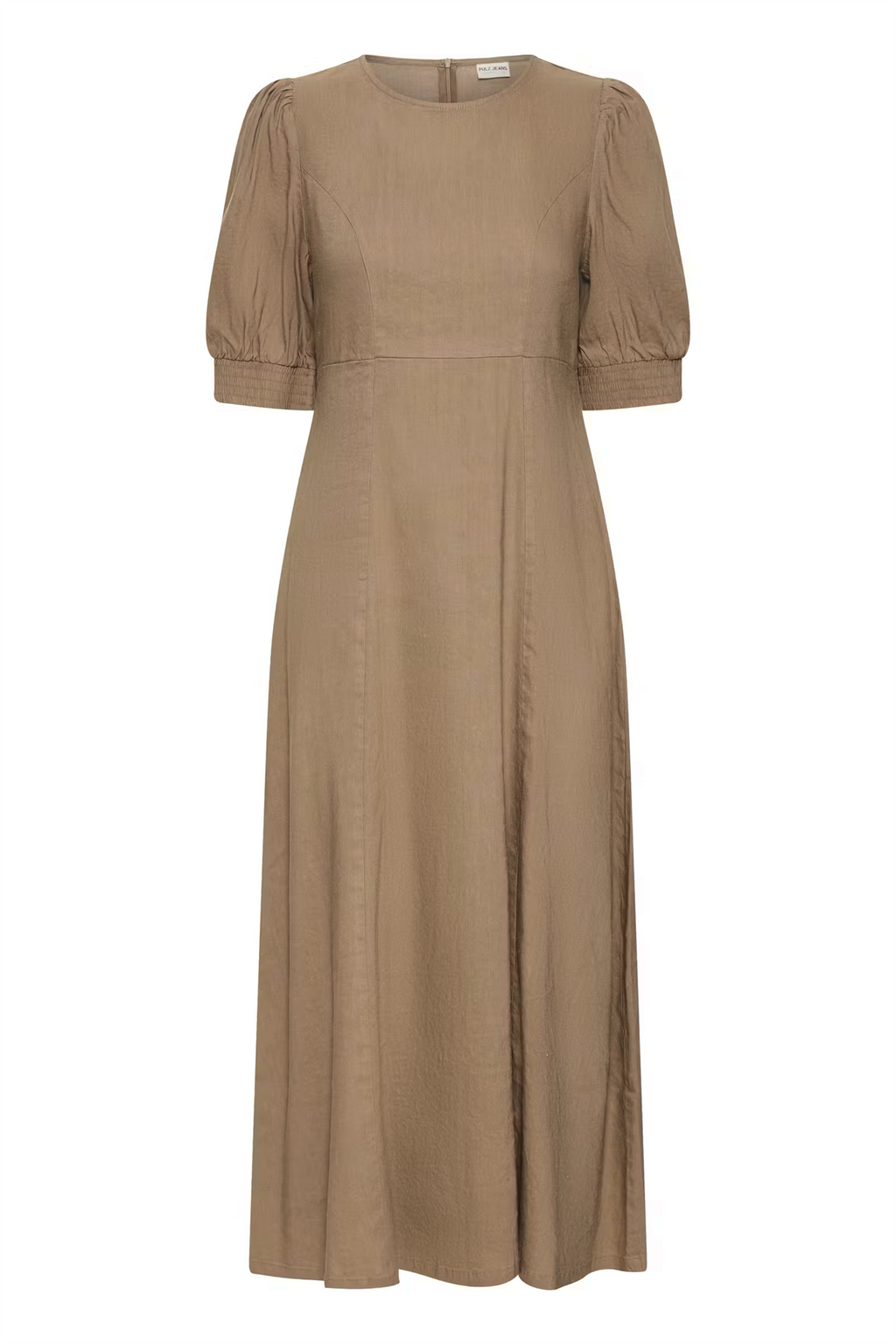 PZLuca Long Ss Dress-walnut