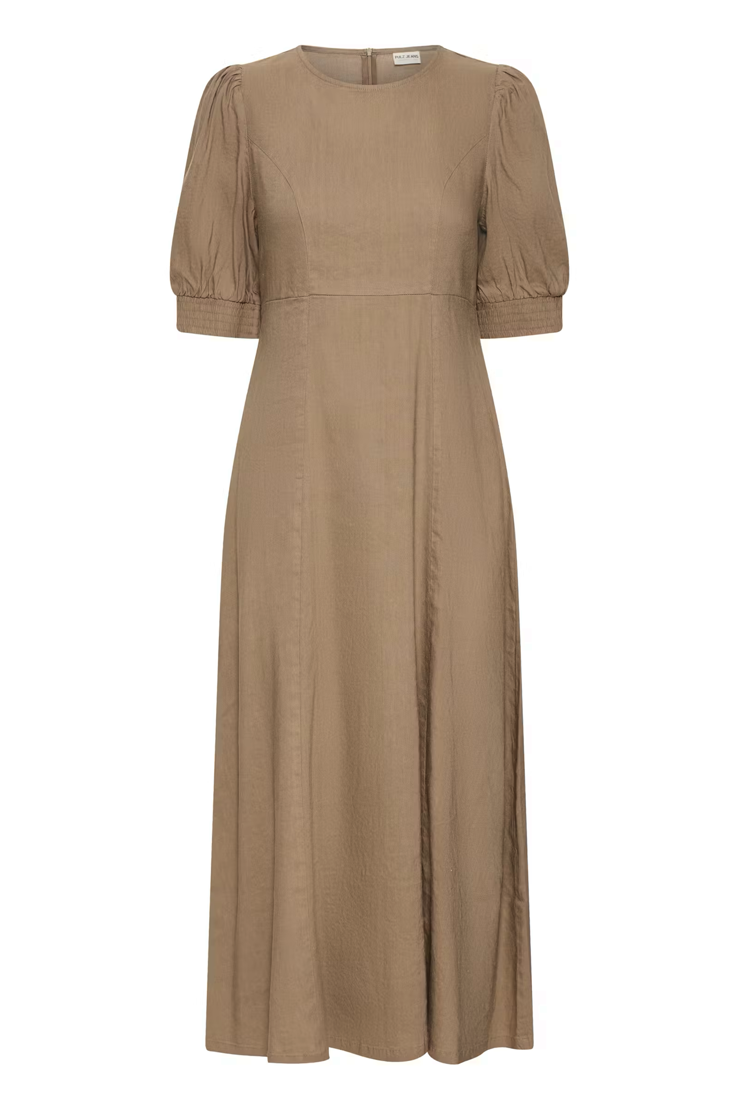 PZLuca Long Ss Dress-walnut