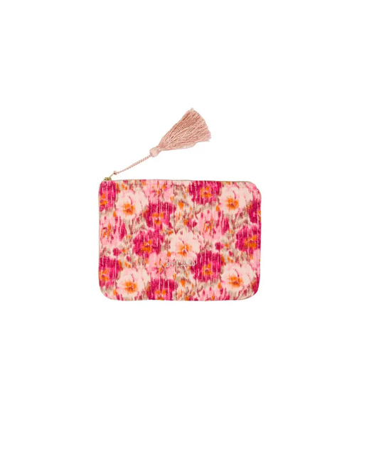 Zipper Pouch Velvet-brushed blossom